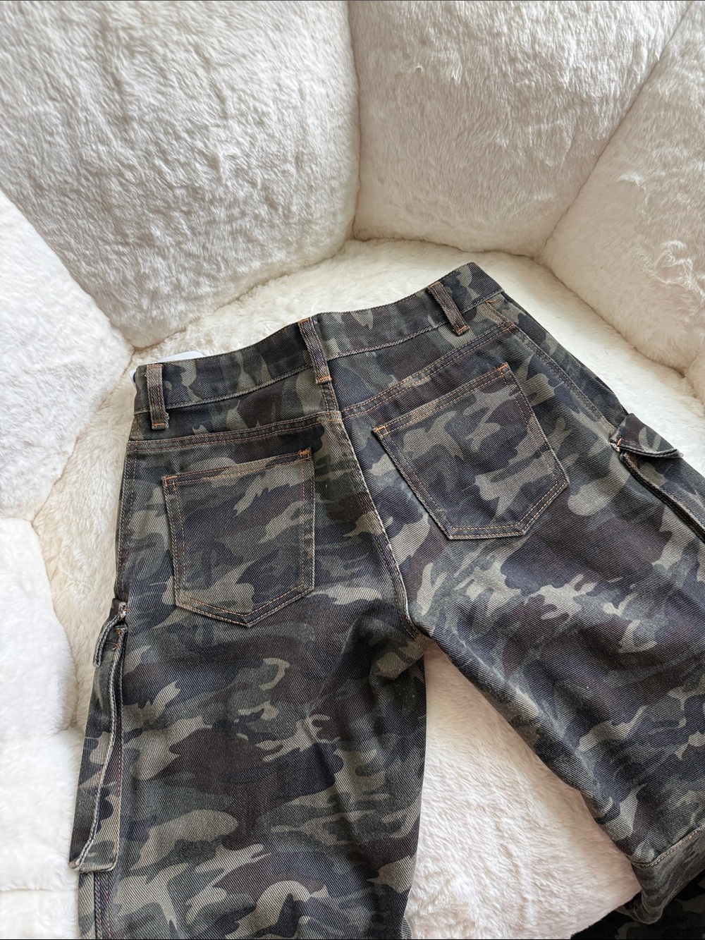Lioness Sweetness Jeans cargo camo pants green khaki olive tan - Picture 13 of 13
